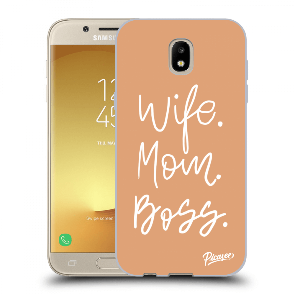 Picasee átlátszó szilikon tok az alábbi mobiltelefonokra Samsung Galaxy J5 2017 J530F - Boss Mama