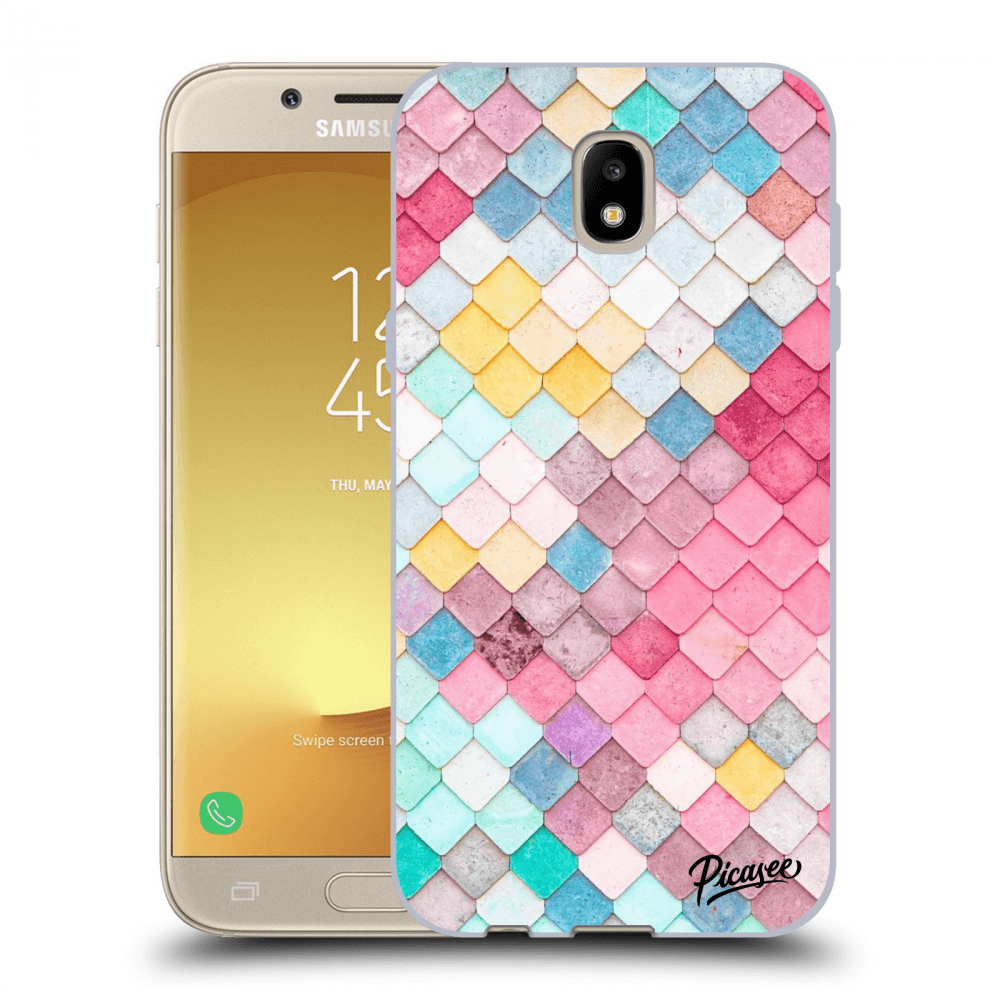 Picasee átlátszó szilikon tok az alábbi mobiltelefonokra Samsung Galaxy J5 2017 J530F - Colorful roof