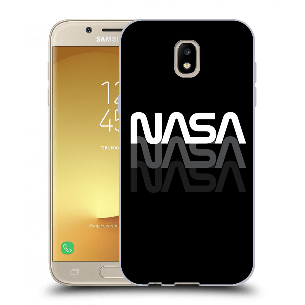 Picasee fekete szilikon tok az alábbi mobiltelefonokra Samsung Galaxy J5 2017 J530F - NASA Triple