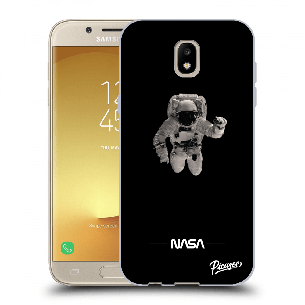Picasee fekete szilikon tok az alábbi mobiltelefonokra Samsung Galaxy J5 2017 J530F - Astronaut Minimal