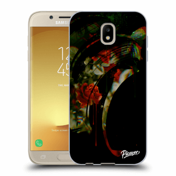 Picasee fekete szilikon tok az alábbi mobiltelefonokra Samsung Galaxy J5 2017 J530F - Roses black