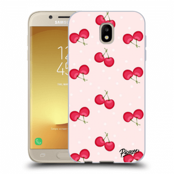 Picasee átlátszó szilikon tok az alábbi mobiltelefonokra Samsung Galaxy J5 2017 J530F - Cherries