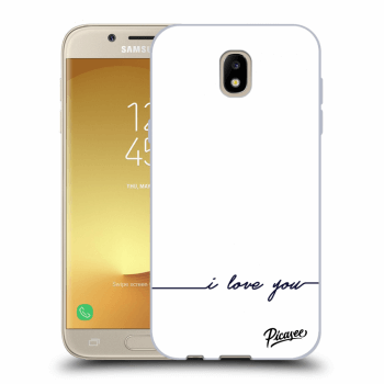 Picasee átlátszó szilikon tok az alábbi mobiltelefonokra Samsung Galaxy J5 2017 J530F - I love you