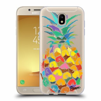Picasee átlátszó szilikon tok az alábbi mobiltelefonokra Samsung Galaxy J5 2017 J530F - Pineapple