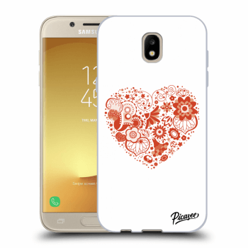 Picasee átlátszó szilikon tok az alábbi mobiltelefonokra Samsung Galaxy J5 2017 J530F - Big heart