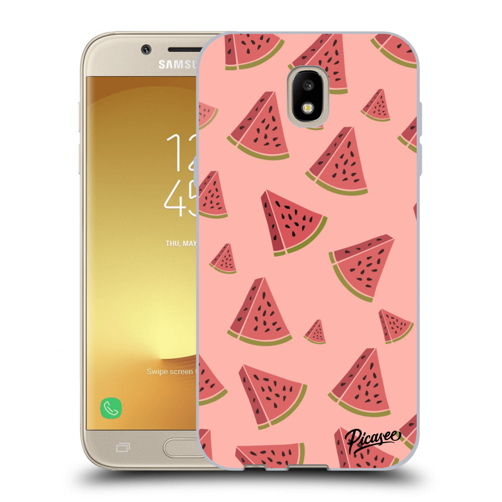 Picasee átlátszó szilikon tok az alábbi mobiltelefonokra Samsung Galaxy J5 2017 J530F - Watermelon