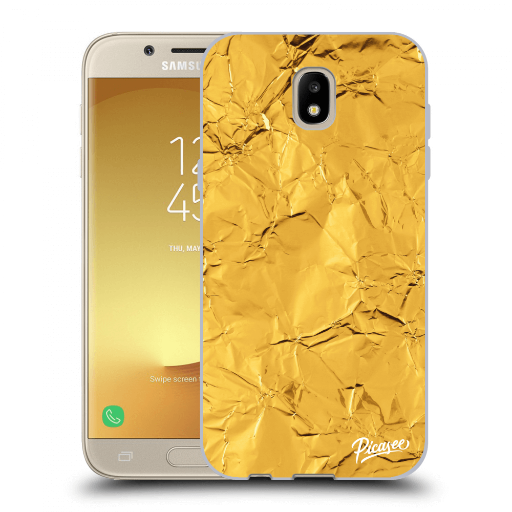 Picasee fekete szilikon tok az alábbi mobiltelefonokra Samsung Galaxy J5 2017 J530F - Gold