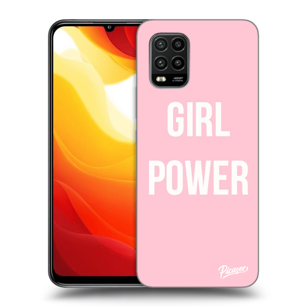 Picasee fekete szilikon tok az alábbi mobiltelefonokra Xiaomi Mi 10 Lite - Girl power