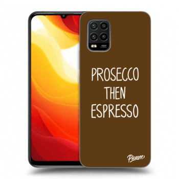 Picasee fekete szilikon tok az alábbi mobiltelefonokra Xiaomi Mi 10 Lite - Prosecco then espresso
