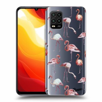 Picasee átlátszó szilikon tok az alábbi mobiltelefonokra Xiaomi Mi 10 Lite - Flamingos
