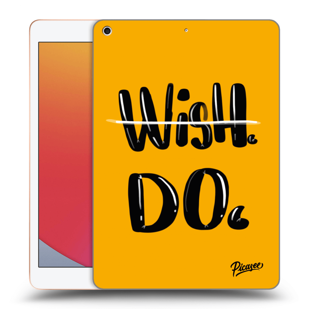 Picasee fekete szilikon tok az alábbi táblagépre Apple iPad 10.2" 2020 (8. gen) - Wish Do