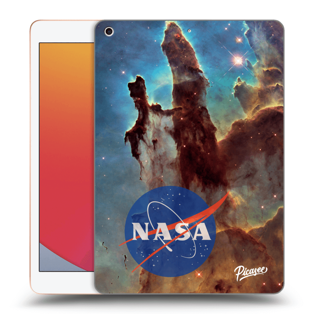 Picasee átlátszó szilikon tok az alábbi táblagépre Apple iPad 10.2" 2020 (8. gen) - Eagle Nebula