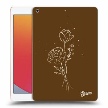 Tok az alábbi táblagépre Apple iPad 10.2" 2020 (8. gen) - Brown flowers
