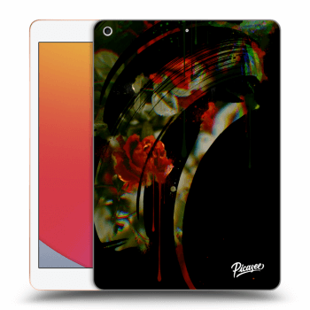 Picasee átlátszó szilikon tok az alábbi táblagépre Apple iPad 10.2" 2020 (8. gen) - Roses black