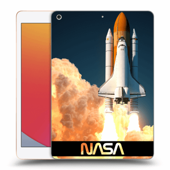 Picasee átlátszó szilikon tok az alábbi táblagépre Apple iPad 10.2" 2020 (8. gen) - Space Shuttle