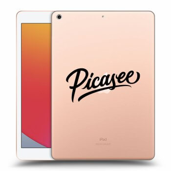 Picasee átlátszó szilikon tok az alábbi táblagépre Apple iPad 10.2" 2020 (8. gen) - Picasee - black