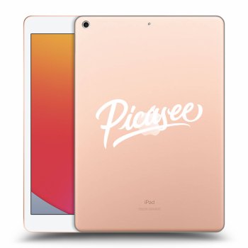 Picasee átlátszó szilikon tok az alábbi táblagépre Apple iPad 10.2" 2020 (8. gen) - Picasee - White