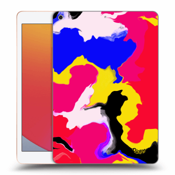 Picasee átlátszó szilikon tok az alábbi táblagépre Apple iPad 10.2" 2020 (8. gen) - Watercolor