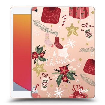 Picasee átlátszó szilikon tok az alábbi táblagépre Apple iPad 10.2" 2020 (8. gen) - Christmas