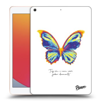 Picasee átlátszó szilikon tok az alábbi táblagépre Apple iPad 10.2" 2020 (8. gen) - Diamanty White