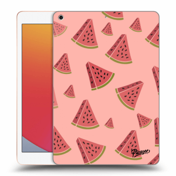 Picasee fekete szilikon tok az alábbi táblagépre Apple iPad 10.2" 2020 (8. gen) - Watermelon