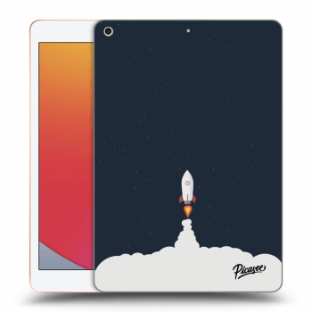 Picasee fekete szilikon tok az alábbi táblagépre Apple iPad 10.2" 2020 (8. gen) - Astronaut 2