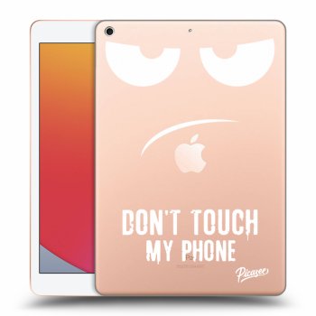 Picasee átlátszó szilikon tok az alábbi táblagépre Apple iPad 10.2" 2020 (8. gen) - Don't Touch My Phone