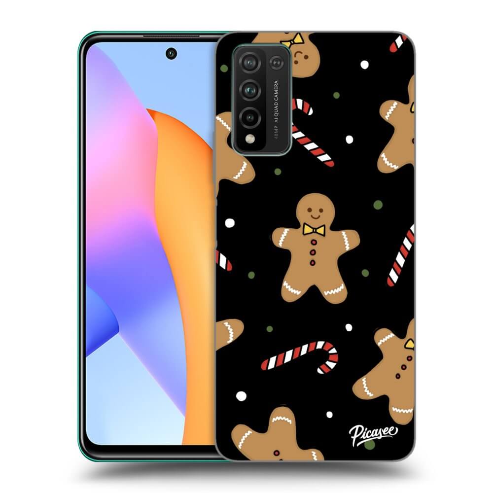 Picasee fekete szilikon tok az alábbi mobiltelefonokra Honor 10X Lite - Gingerbread