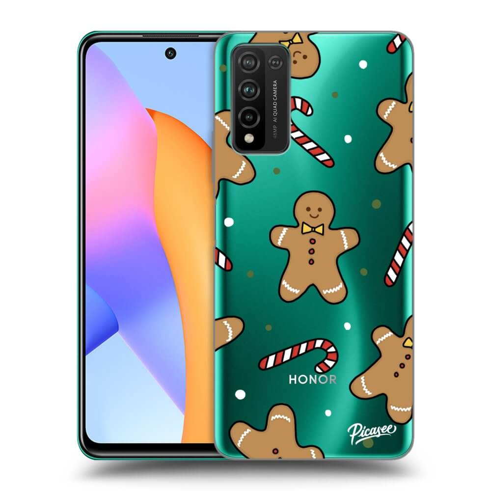 Picasee átlátszó szilikon tok az alábbi mobiltelefonokra Honor 10X Lite - Gingerbread