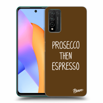 Picasee fekete szilikon tok az alábbi mobiltelefonokra Honor 10X Lite - Prosecco then espresso