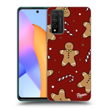 Picasee fekete szilikon tok az alábbi mobiltelefonokra Honor 10X Lite - Gingerbread 2