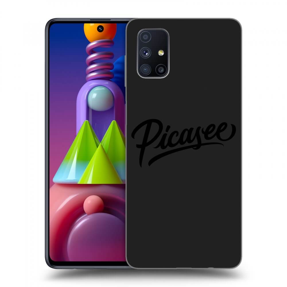 Picasee fekete szilikon tok az alábbi mobiltelefonokra Samsung Galaxy M51 M515F - Picasee - black