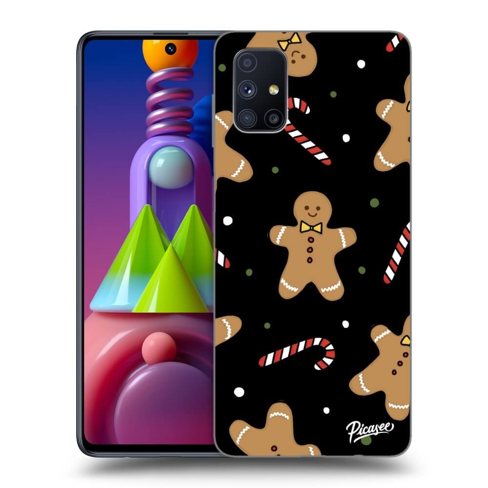 Picasee fekete szilikon tok az alábbi mobiltelefonokra Samsung Galaxy M51 M515F - Gingerbread