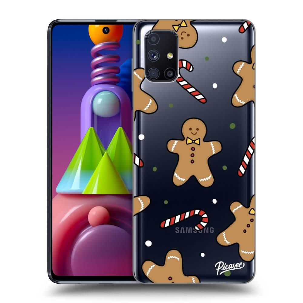 Picasee átlátszó szilikon tok az alábbi mobiltelefonokra Samsung Galaxy M51 M515F - Gingerbread