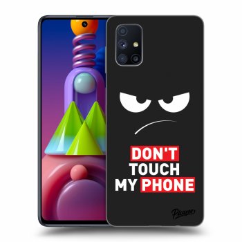 Tok az alábbi mobiltelefonokra Samsung Galaxy M51 M515F - Angry Eyes - Transparent