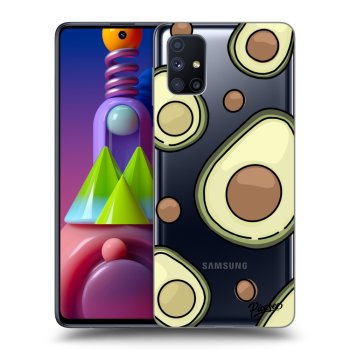 Picasee átlátszó szilikon tok az alábbi mobiltelefonokra Samsung Galaxy M51 M515F - Avocado