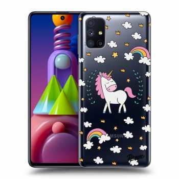 Picasee átlátszó szilikon tok az alábbi mobiltelefonokra Samsung Galaxy M51 M515F - Unicorn star heaven
