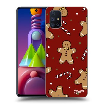 Picasee fekete szilikon tok az alábbi mobiltelefonokra Samsung Galaxy M51 M515F - Gingerbread 2