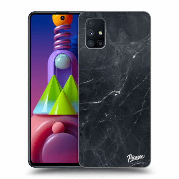 Tok az alábbi mobiltelefonokra Samsung Galaxy M51 M515F - Black marble