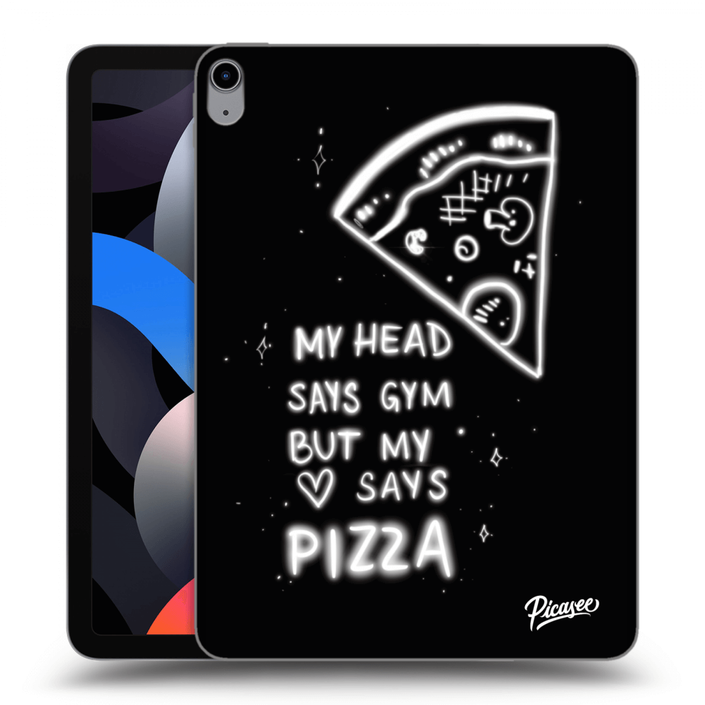 Picasee átlátszó szilikon tok az alábbi táblagépre Apple iPad Air 4 10.9" 2020 - Pizza