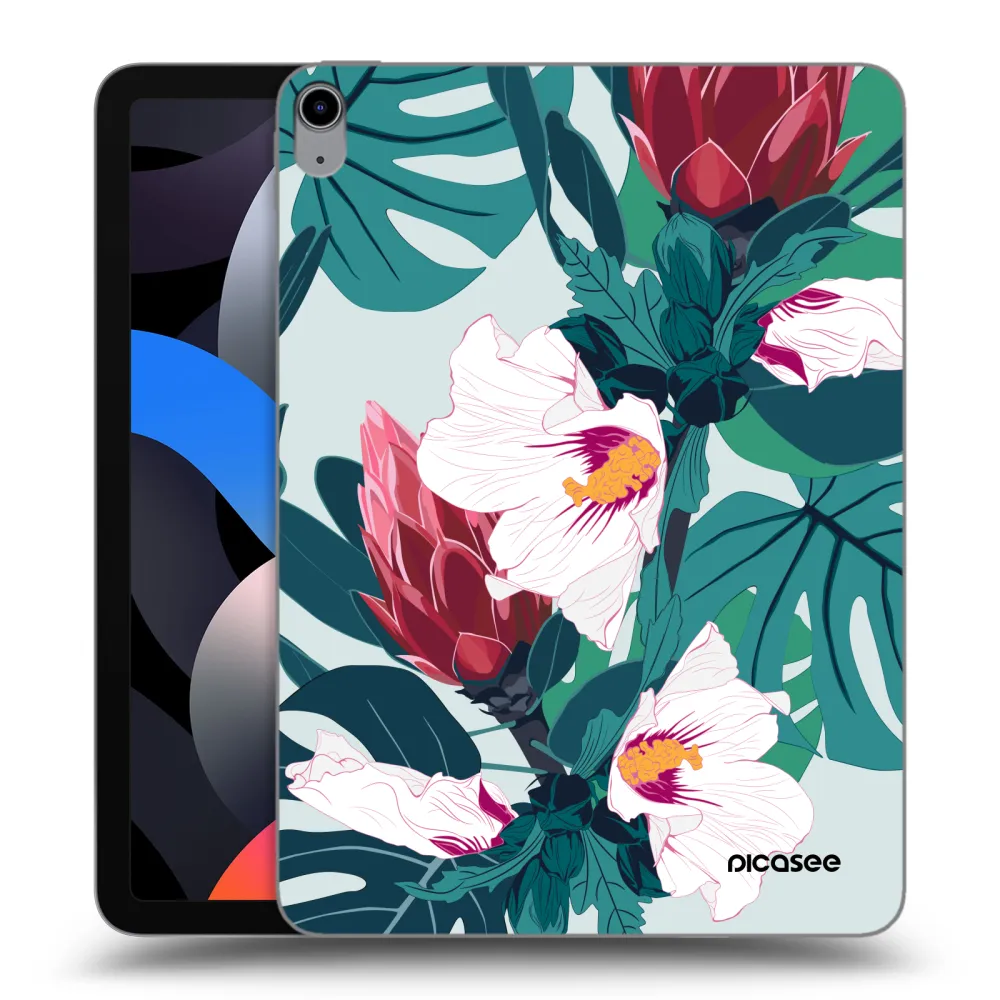 Picasee átlátszó szilikon tok az alábbi táblagépre Apple iPad Air 4 10.9" 2020 - Rhododendron