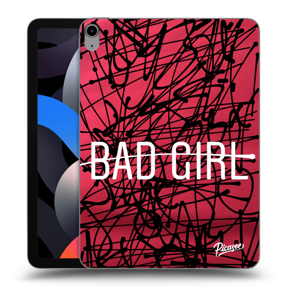 Picasee átlátszó szilikon tok az alábbi táblagépre Apple iPad Air 4 10.9" 2020 - Bad girl
