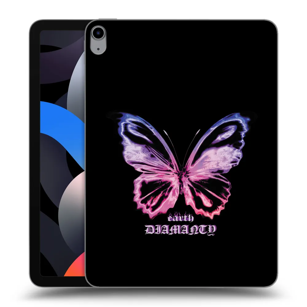 Picasee átlátszó szilikon tok az alábbi táblagépre Apple iPad Air 4 10.9" 2020 - Diamanty Purple