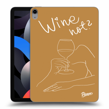 Picasee átlátszó szilikon tok az alábbi táblagépre Apple iPad Air 4 10.9" 2020 - Wine not