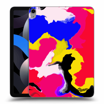 Picasee átlátszó szilikon tok az alábbi táblagépre Apple iPad Air 4 10.9" 2020 - Watercolor