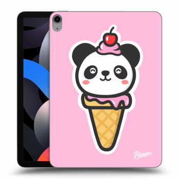 Picasee átlátszó szilikon tok az alábbi táblagépre Apple iPad Air 4 10.9" 2020 - Ice Cream Panda