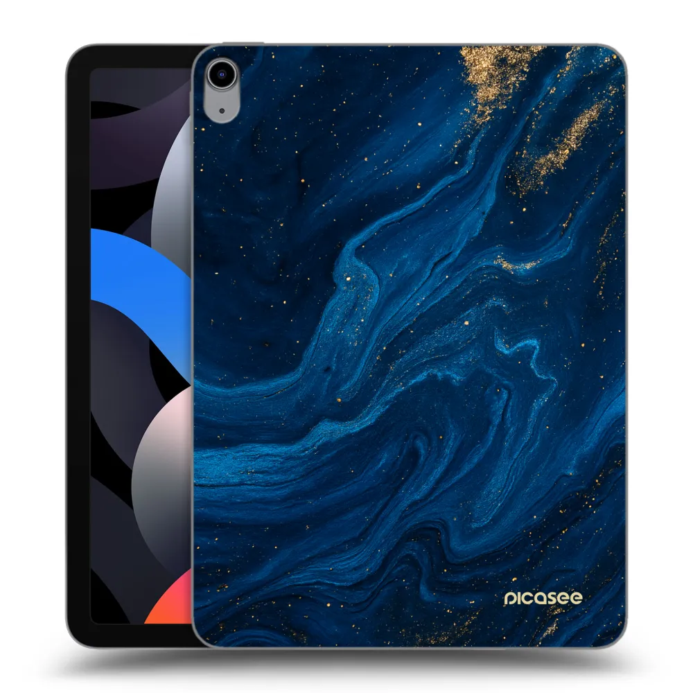 Picasee átlátszó szilikon tok az alábbi táblagépre Apple iPad Air 4 10.9" 2020 - Blue