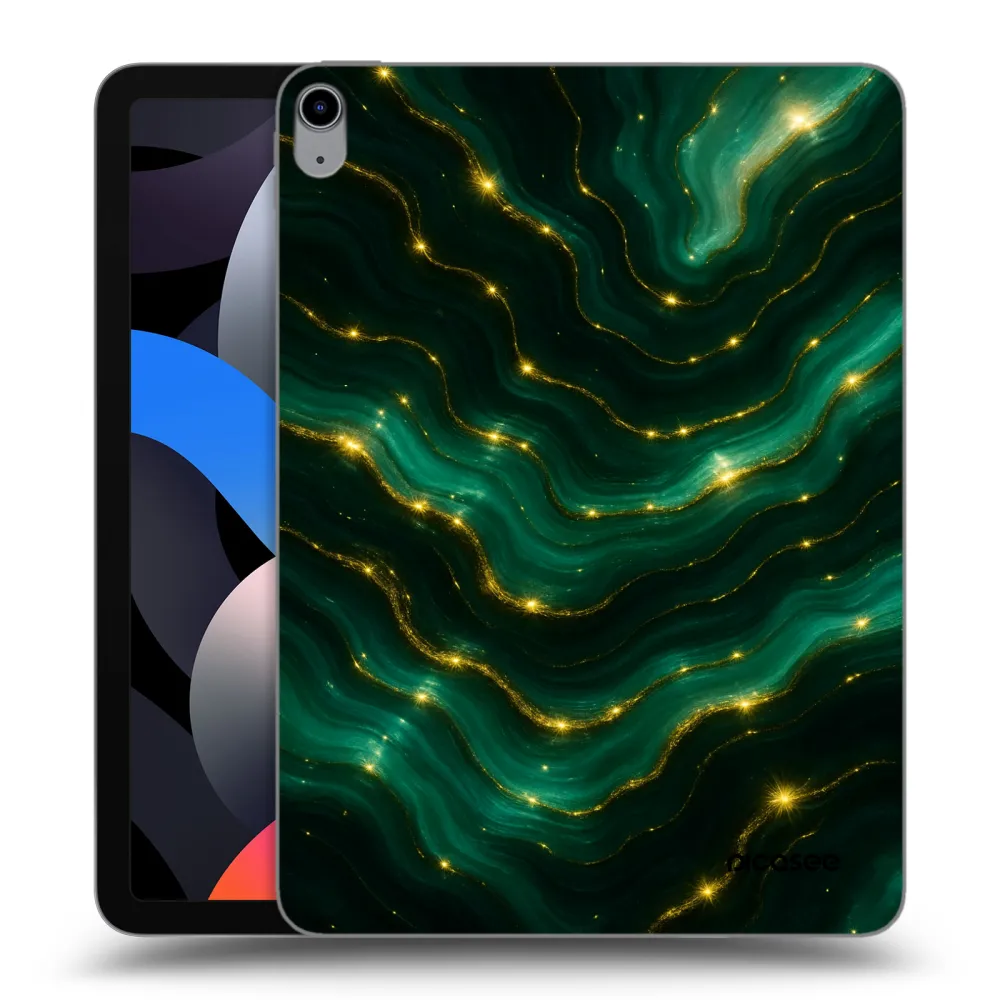 Picasee átlátszó szilikon tok az alábbi táblagépre Apple iPad Air 4 10.9" 2020 - Emerald