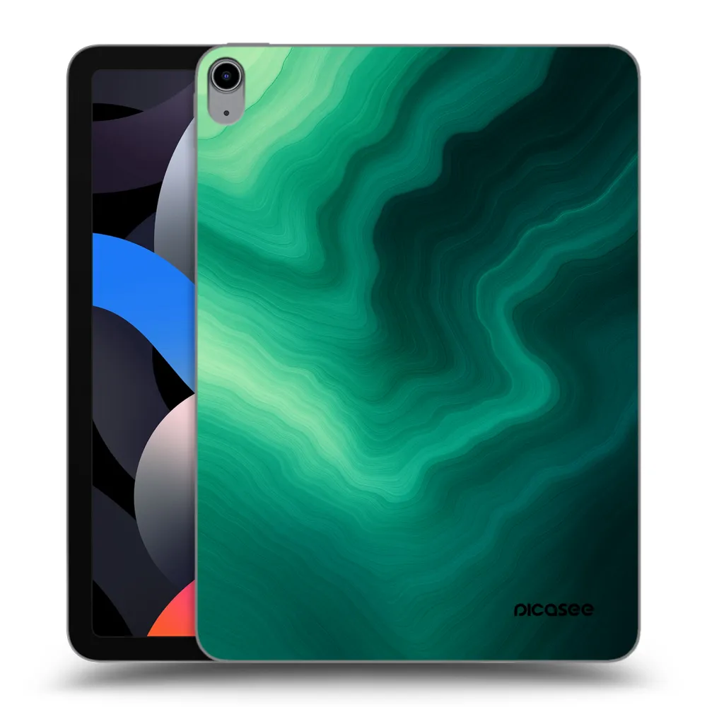 Picasee átlátszó szilikon tok az alábbi táblagépre Apple iPad Air 4 10.9" 2020 - Malachite