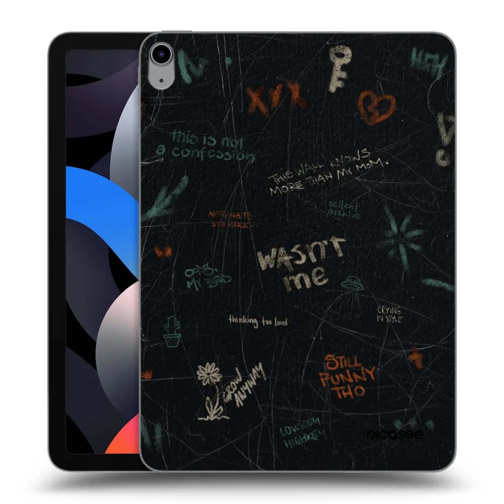 Picasee átlátszó szilikon tok az alábbi táblagépre Apple iPad Air 4 10.9" 2020 - CONFESSION